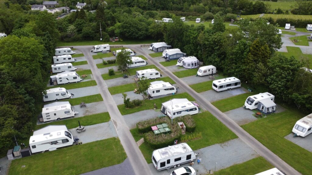 seasonal pitching - Bryn Gloch, Gwynedd, Wales